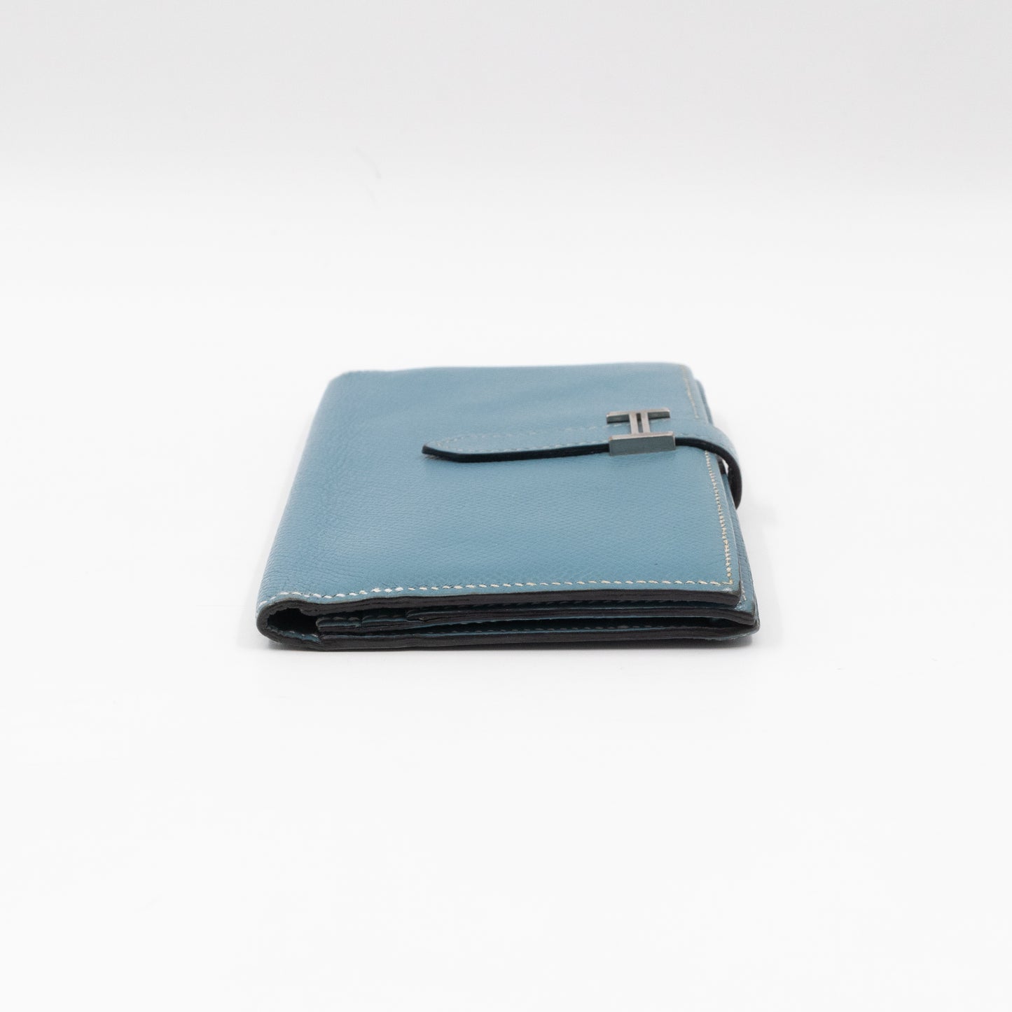 Bearn Wallet Bleu Jean Leather