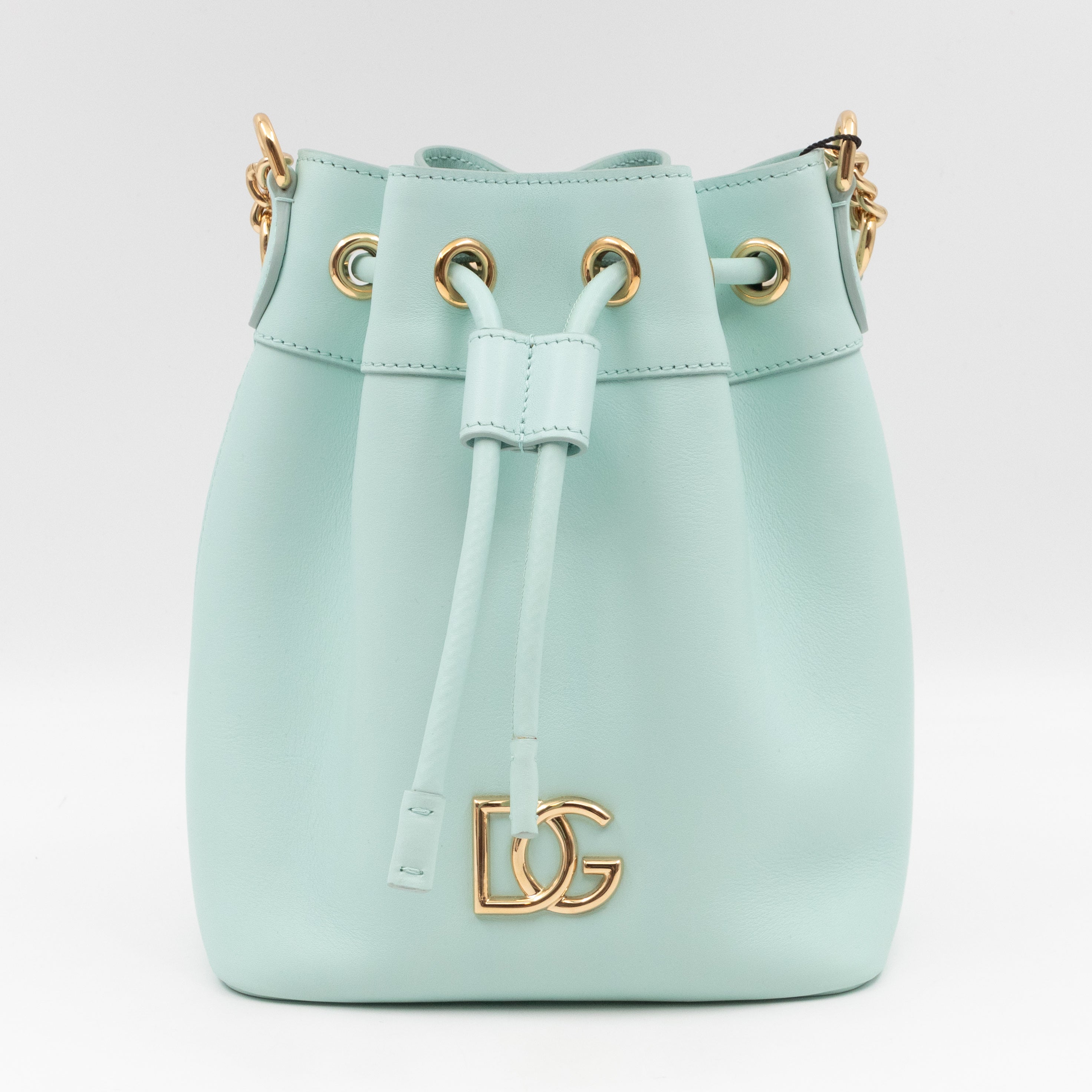 DG Bucket Bag Millennials Light Blue Leather