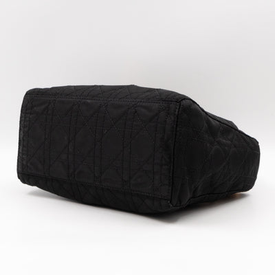 Vintage Lady Dior Medium Black Nylon