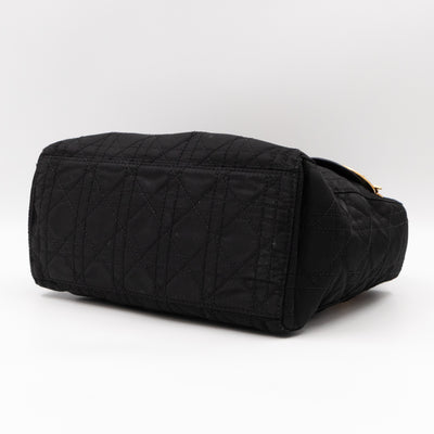 Vintage Lady Dior Medium Black Nylon