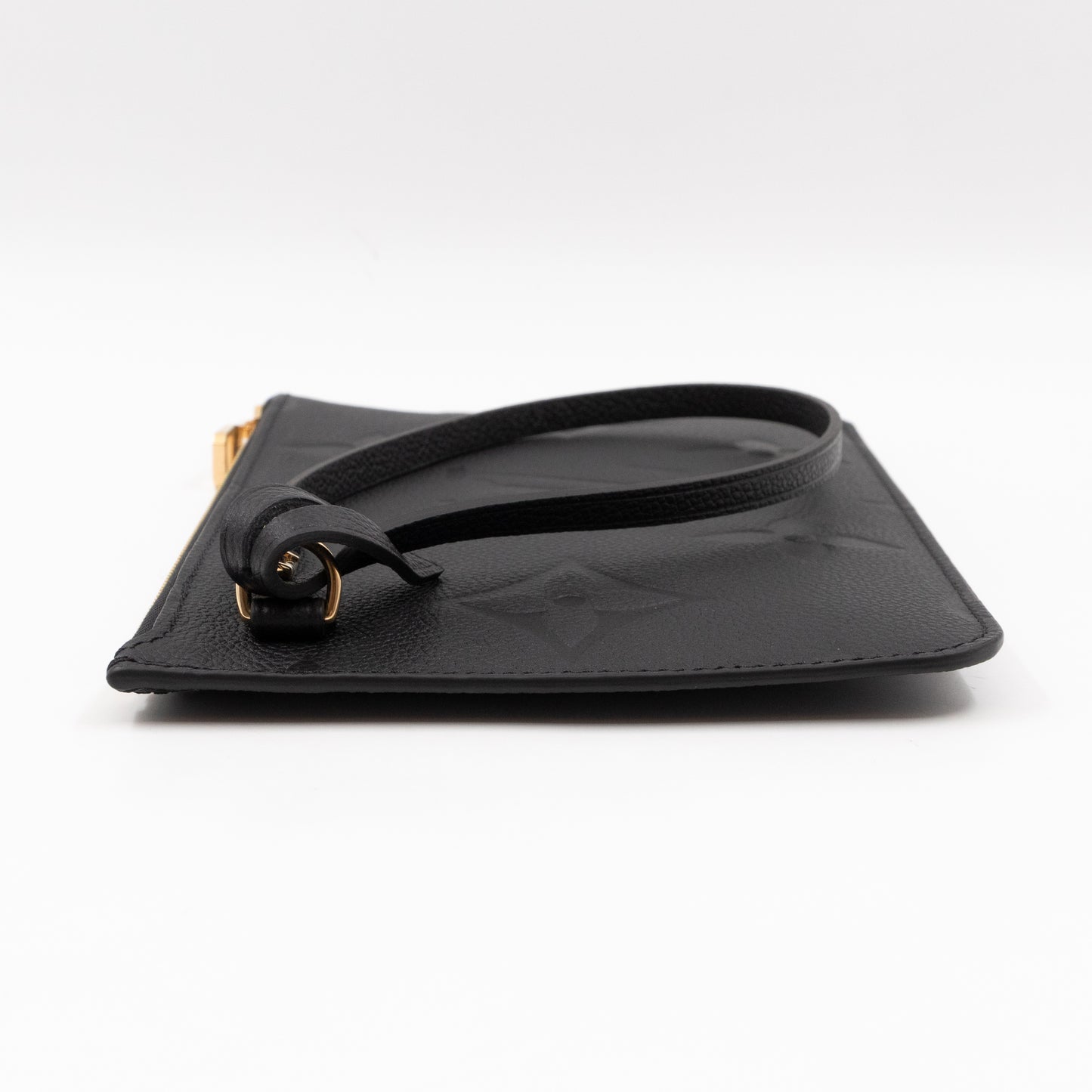 Neverfull Pochette Black Monogram Empreinte Leather