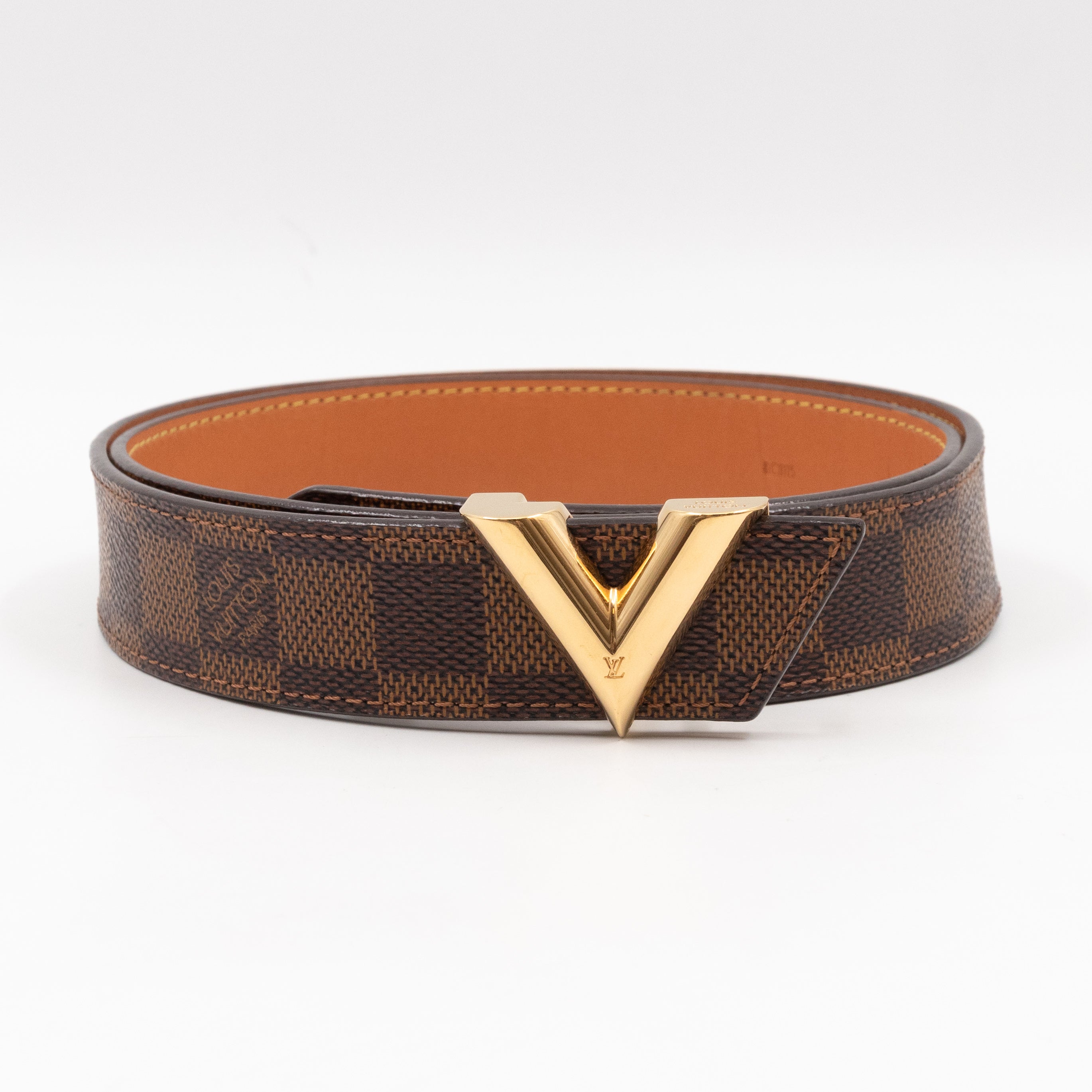 Essential V Damier Ebene 30mm Belt 85/34