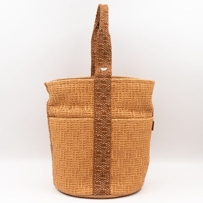 Saxo PM Tote Woven Straw