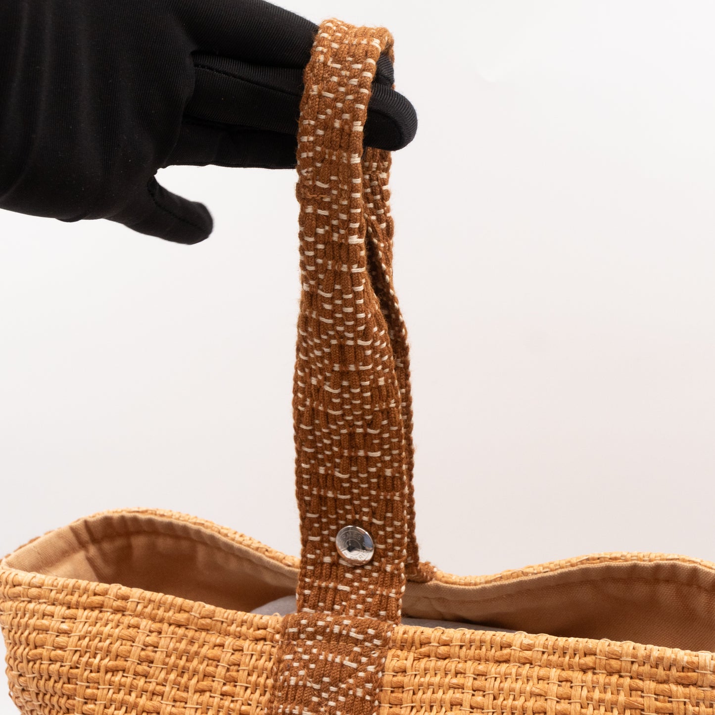 Saxo PM Tote Woven Straw