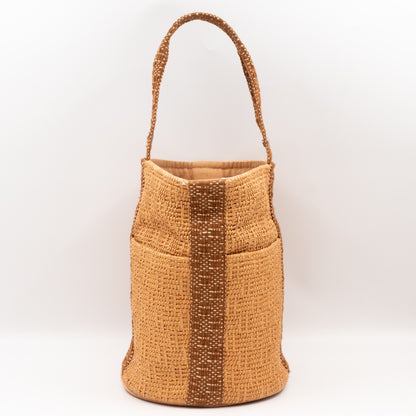 Saxo PM Tote Woven Straw