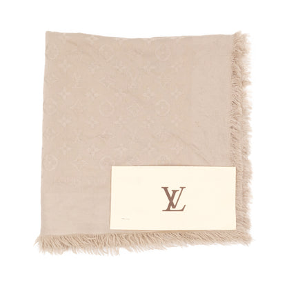 Monogram Shawl Beige