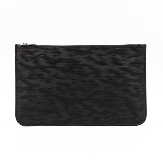 Neverfull Pochette Black Epi Leather