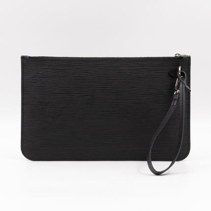 Neverfull Pochette Black Epi Leather