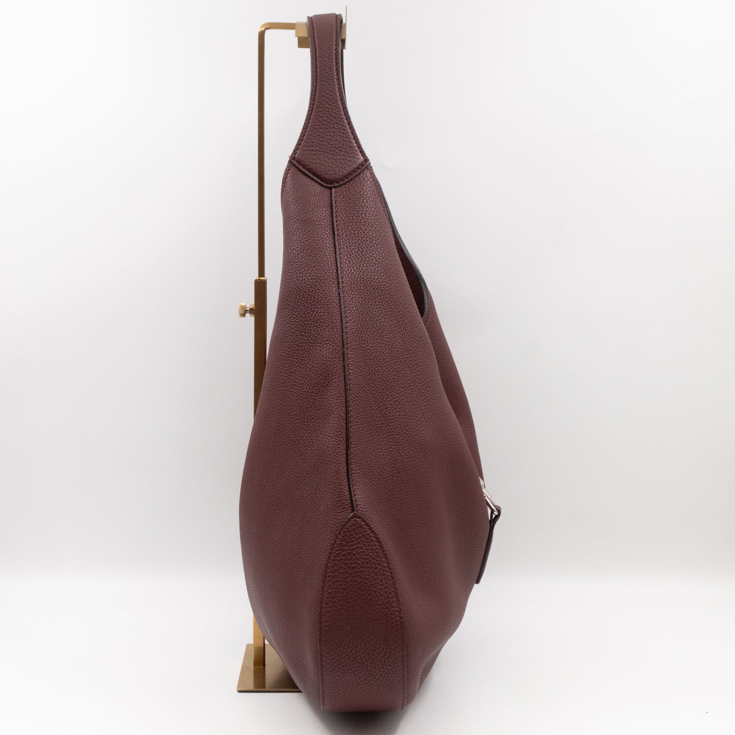 Jackie Large Hobo Bag Brown Leather