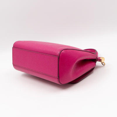 Sicily Mini Pink Dauphine Leather