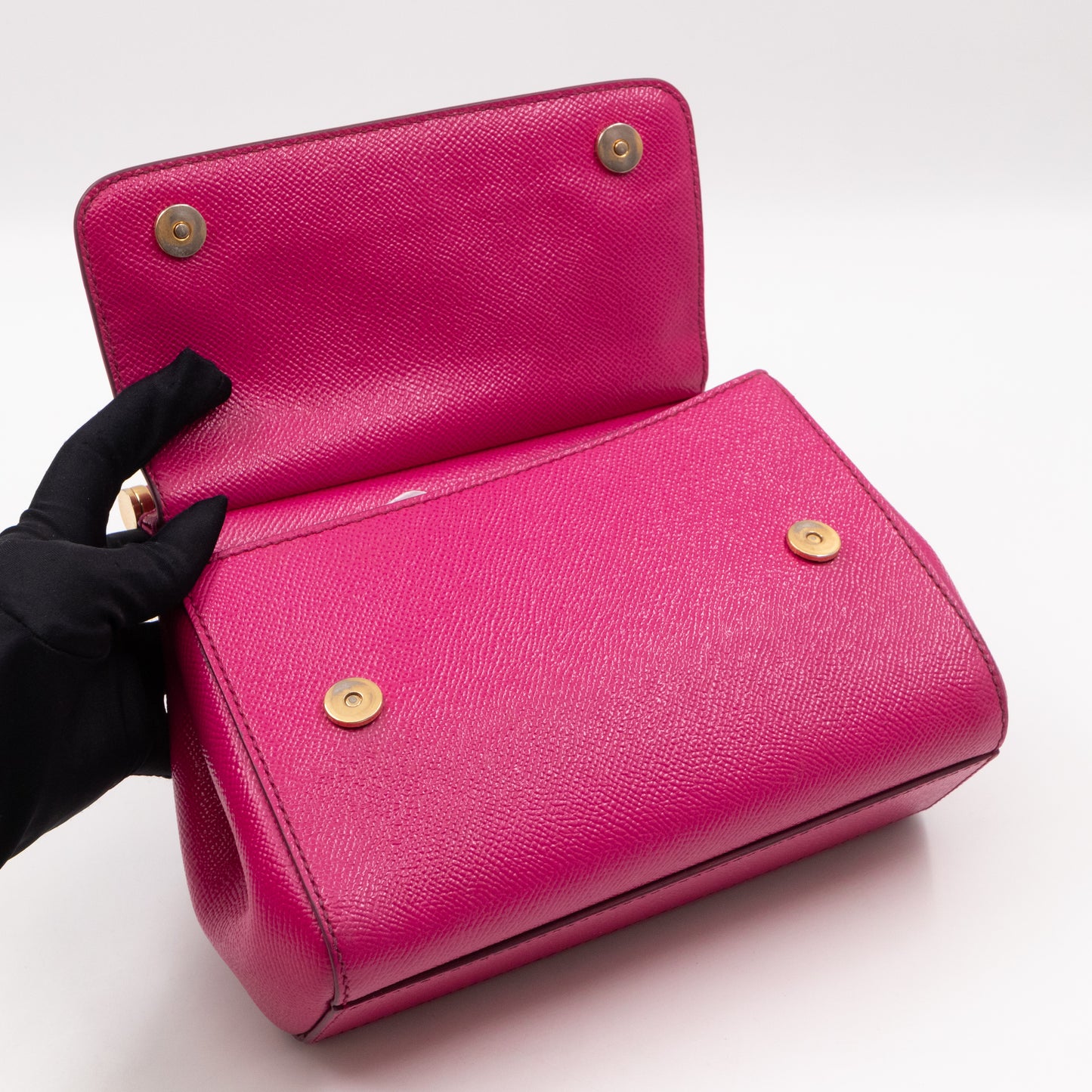 Sicily Mini Pink Dauphine Leather