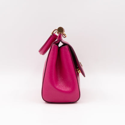 Sicily Mini Pink Dauphine Leather