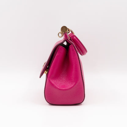 Sicily Mini Pink Dauphine Leather