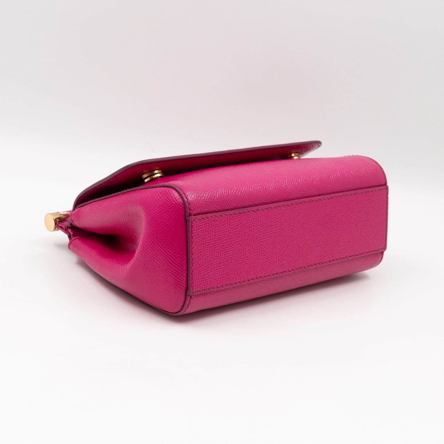 Sicily Mini Pink Dauphine Leather