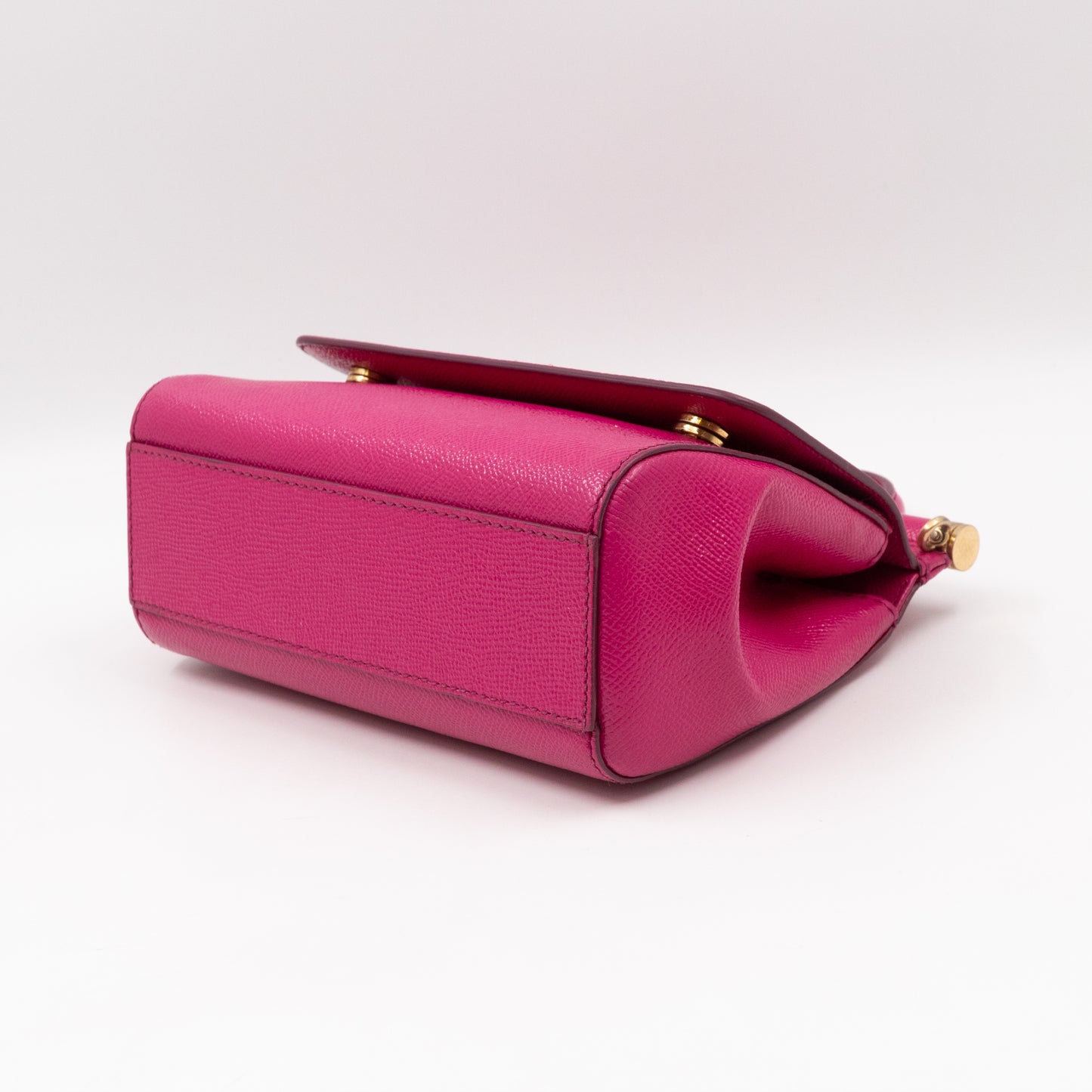 Sicily Mini Pink Dauphine Leather