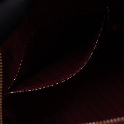 Speedy 25 Bandouliere Monogram Empreinte Burgundy Gold
