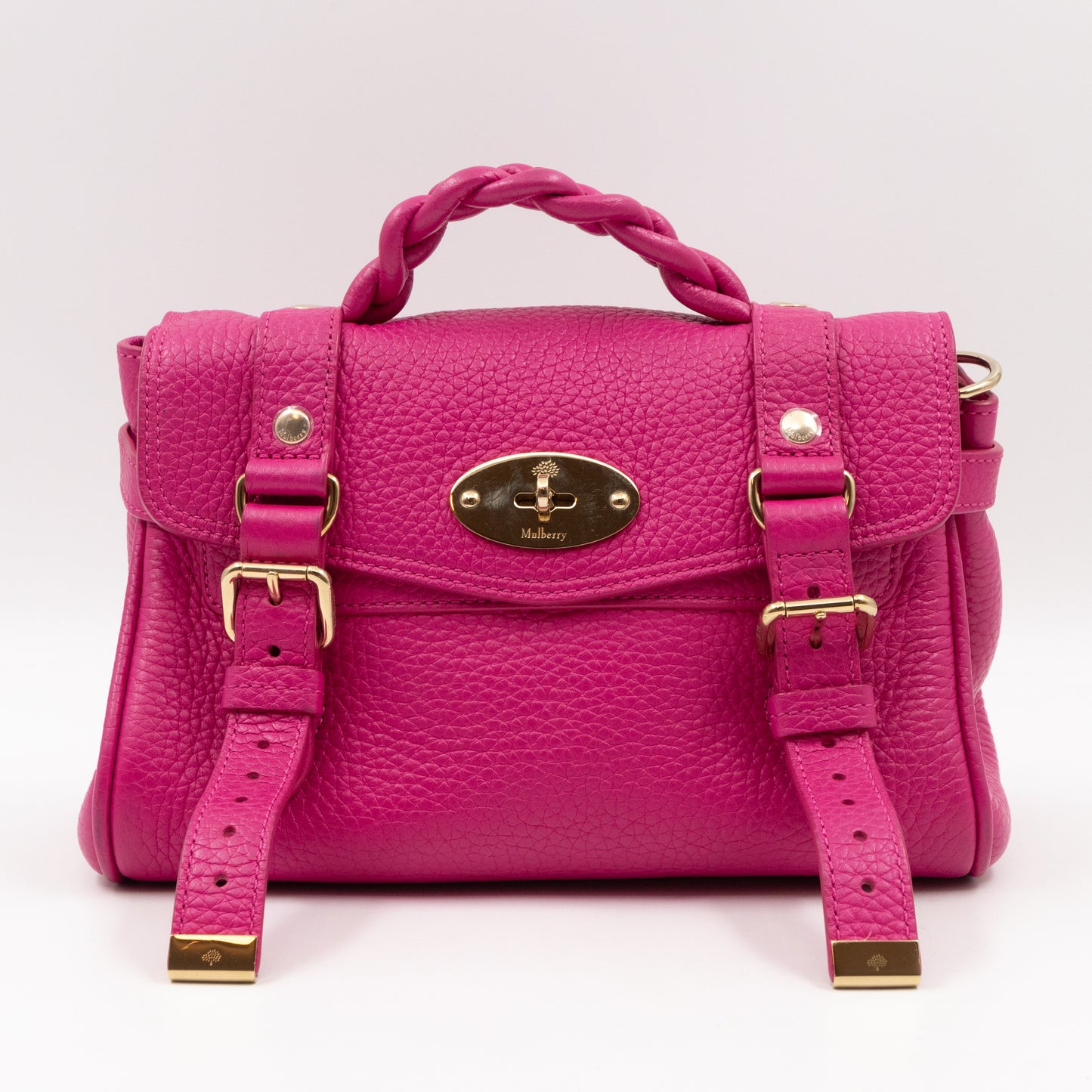 Mini Alexa Mulberry Pink Leather