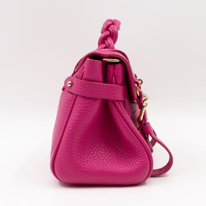 Mini Alexa Mulberry Pink Leather