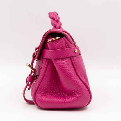 Mini Alexa Mulberry Pink Leather