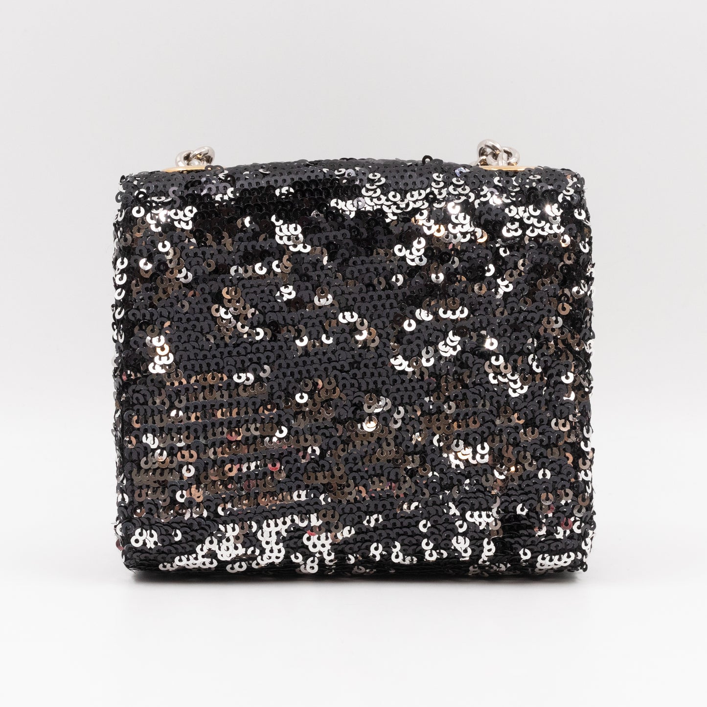 Miss Charles Mini Flap Bag Sequins