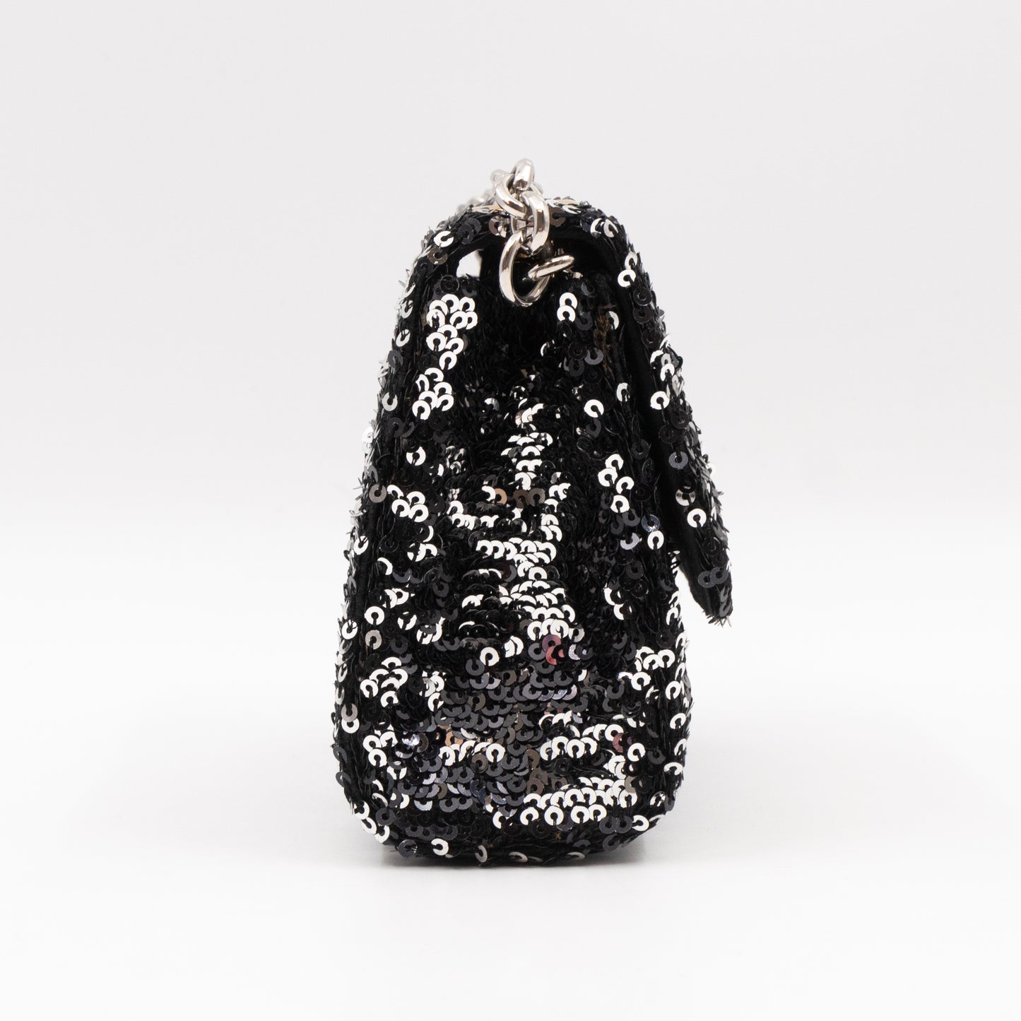 Miss Charles Mini Flap Bag Sequins