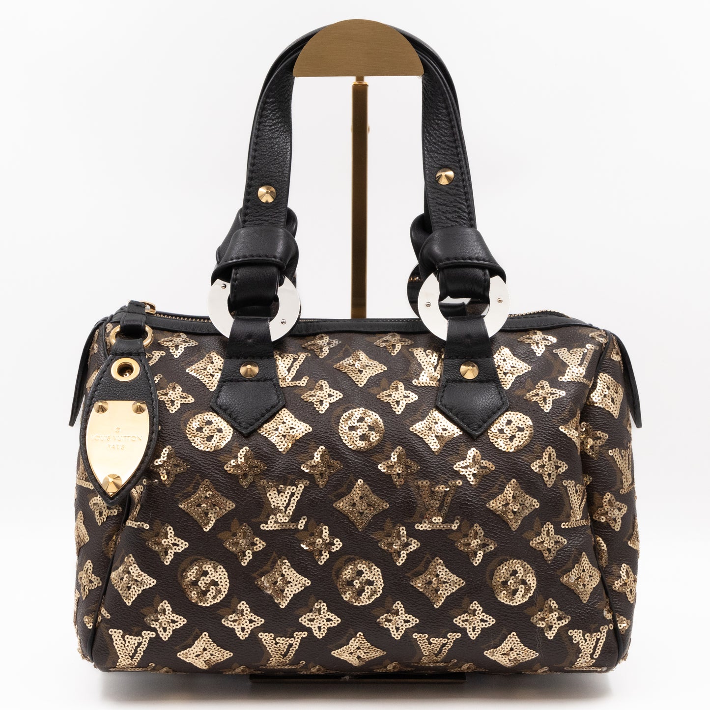 Speedy 28 Monogram Eclipse Gold Sequins