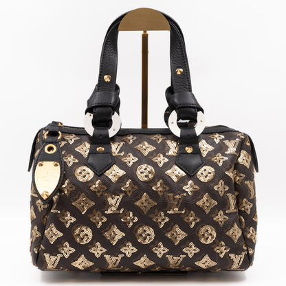 Speedy 28 Monogram Eclipse Gold Sequins