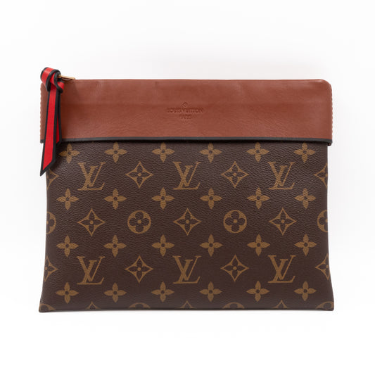 Tuileries Pochette Monogram Caramel Leather