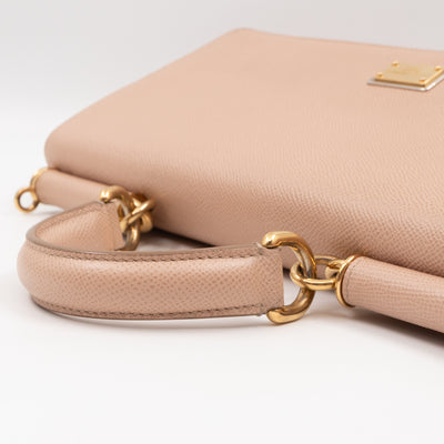 Miss Sicily East West Beige Leather