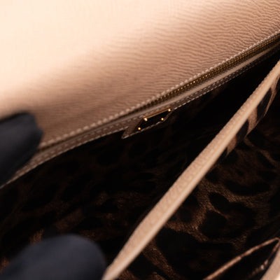 Miss Sicily East West Beige Leather