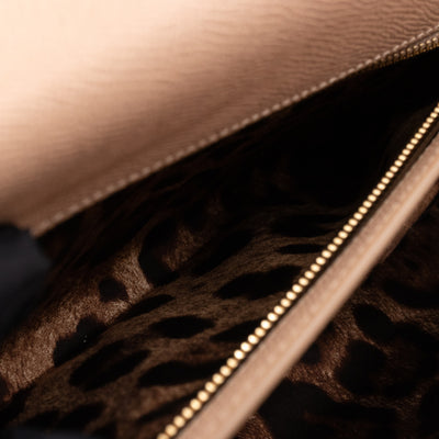 Miss Sicily East West Beige Leather