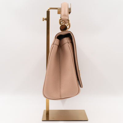 Miss Sicily East West Beige Leather