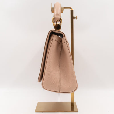 Miss Sicily East West Beige Leather