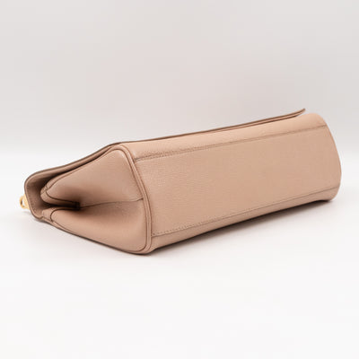 Miss Sicily East West Beige Leather