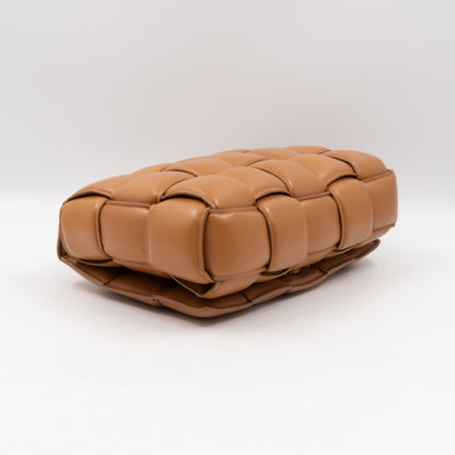 Classic Padded Cassette Caramel Intreccio Leather