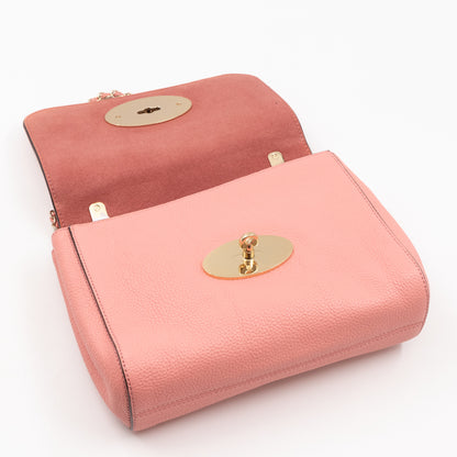 Lily Small Pink Leather Gold