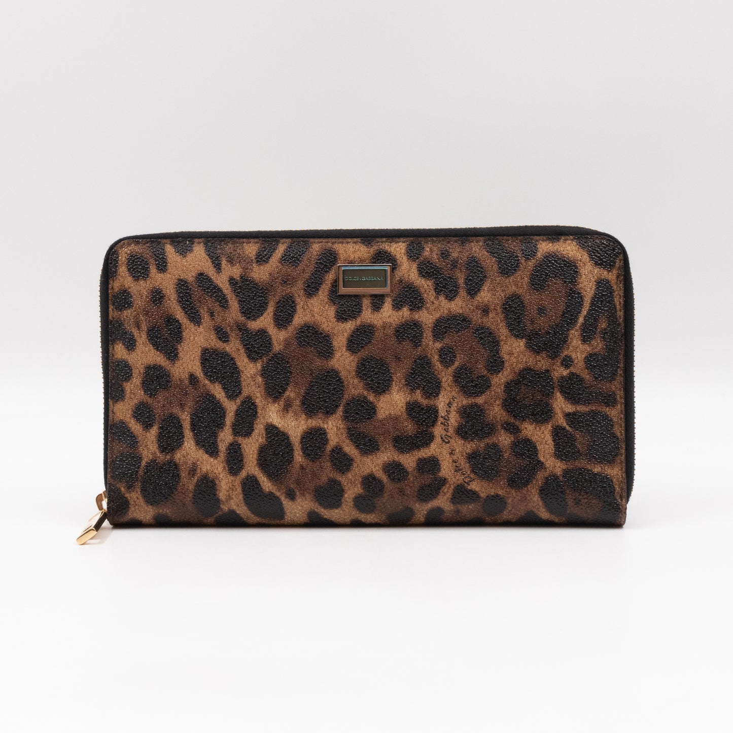 Zip Around Organizer Wallet Leopard Print