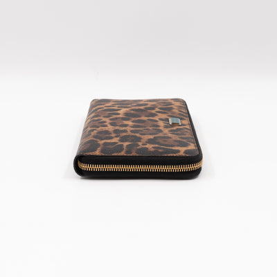 Zip Around Organizer Wallet Leopard Print