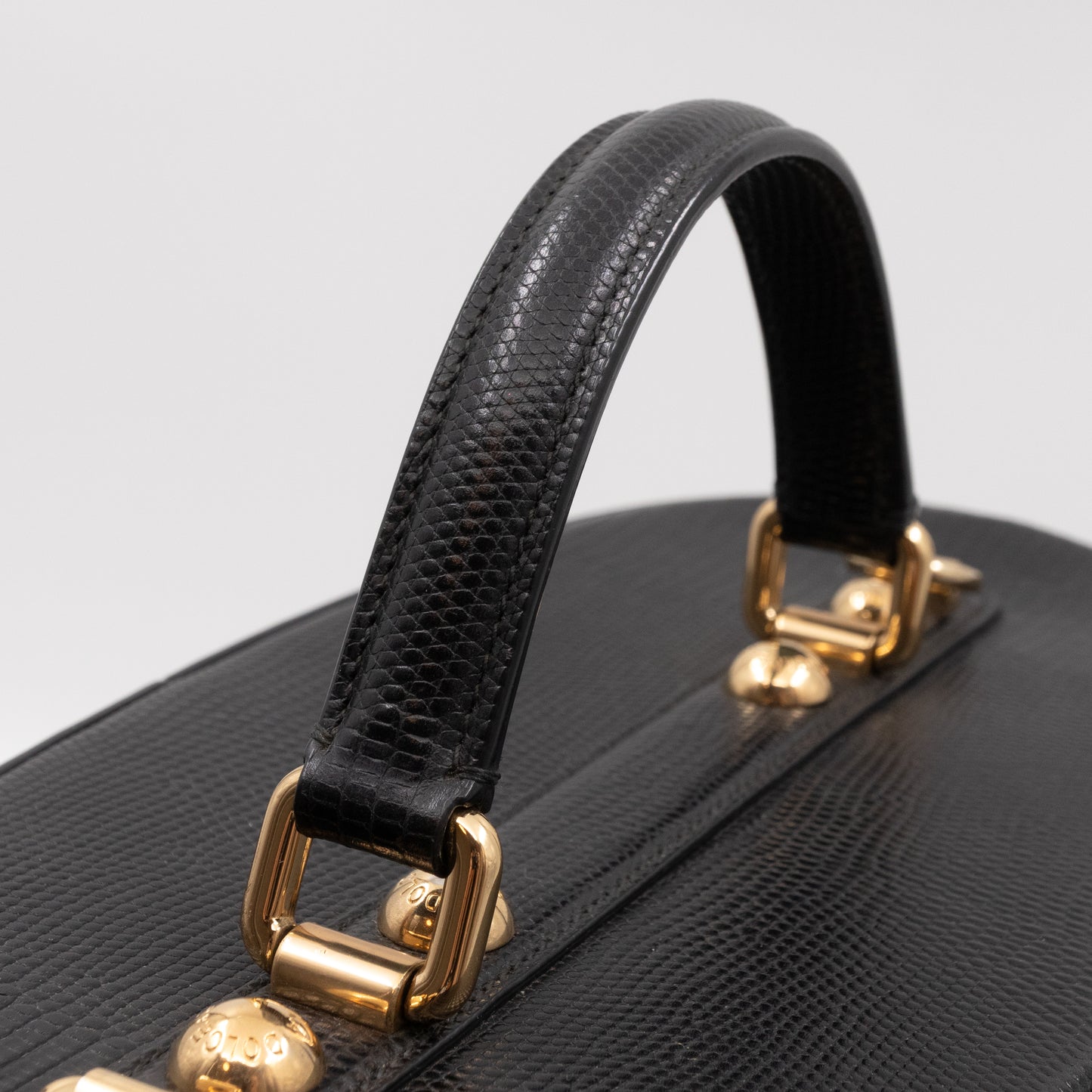 Bucket Bag Large Black Leather