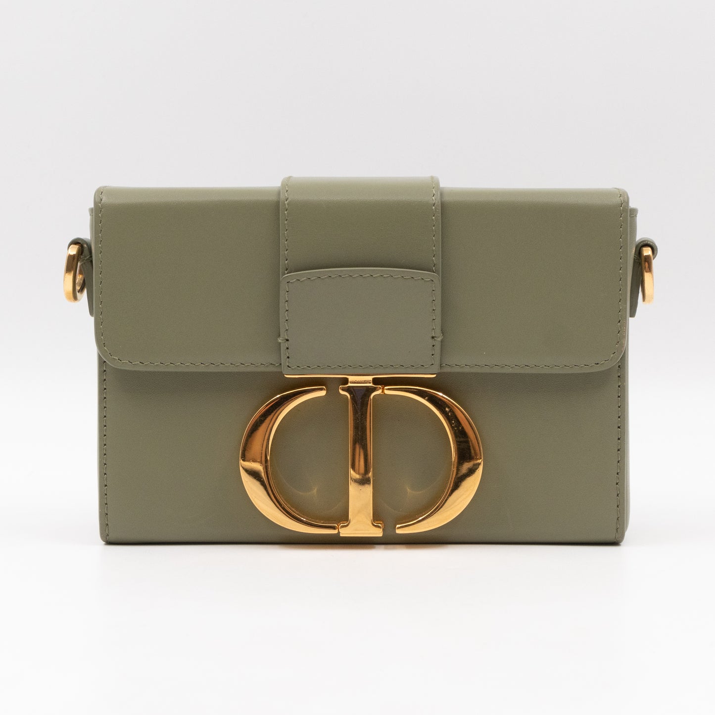 Box 30 Montaigne Avocado Green Leather