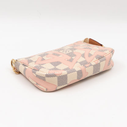 Mini Pochette Accessoires Damier Azur Tahitienne