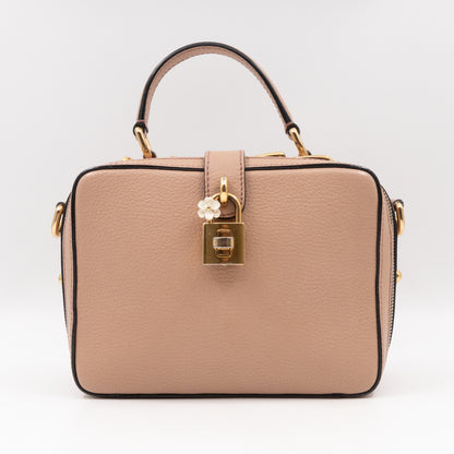 Rosaria Shoulder Bag Light Pink Drummed Leather