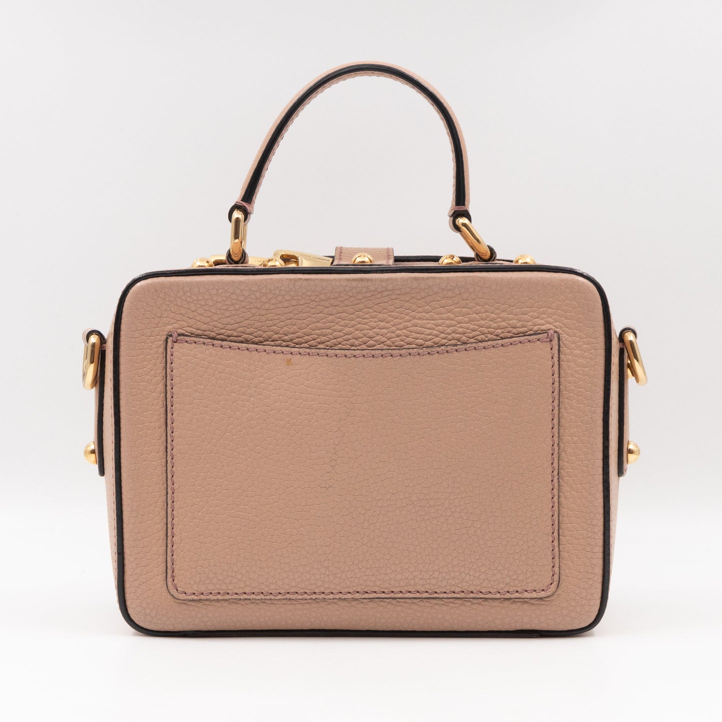 Rosaria Shoulder Bag Light Pink Drummed Leather