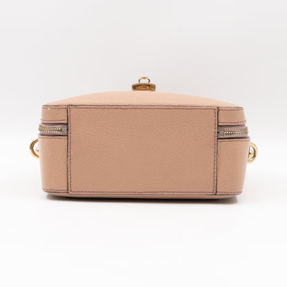 Rosaria Shoulder Bag Light Pink Drummed Leather