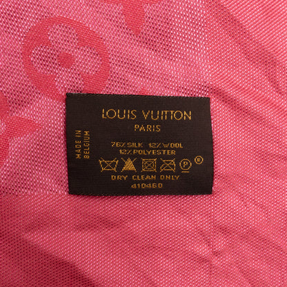 Monogram Voile Shawl Corail