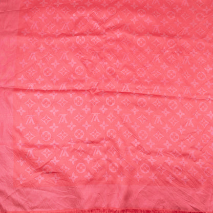 Monogram Voile Shawl Corail