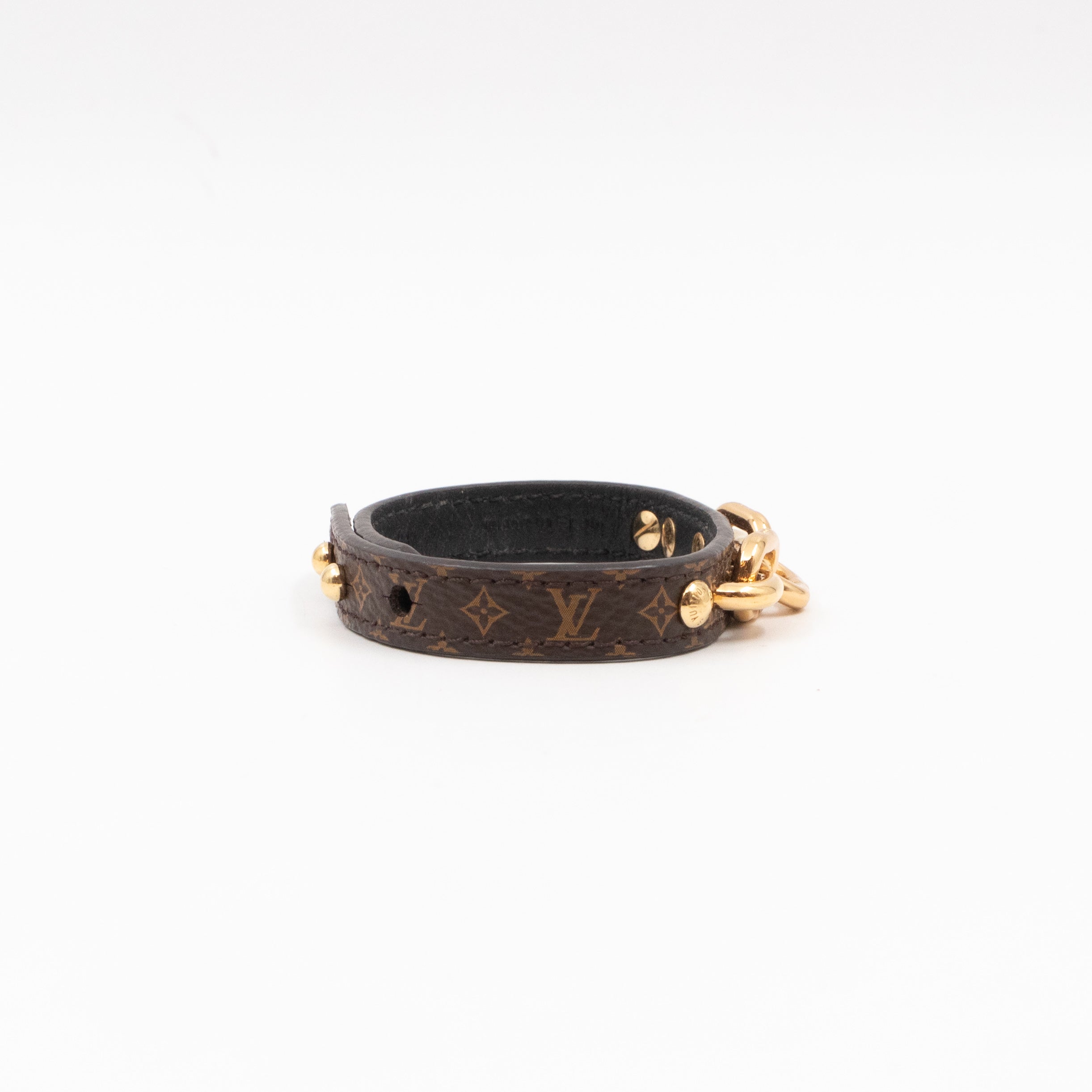 Twist The Chain Leather Bracelet Monogram