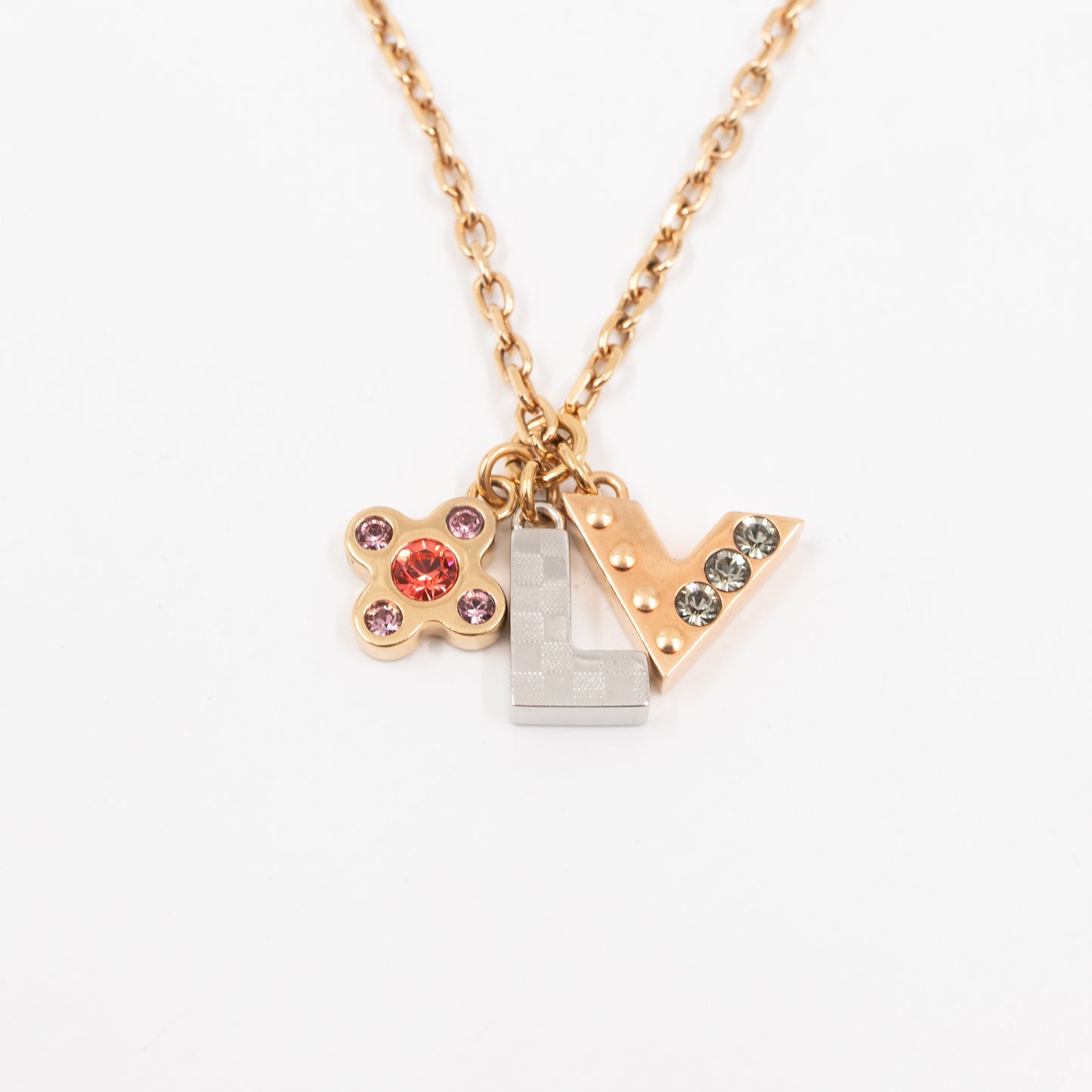 Love Letters Pendant Gold Necklace