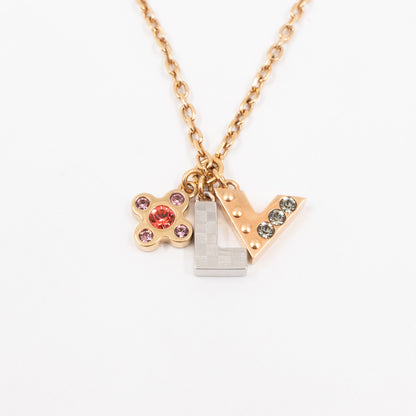 Love Letters Pendant Gold Necklace