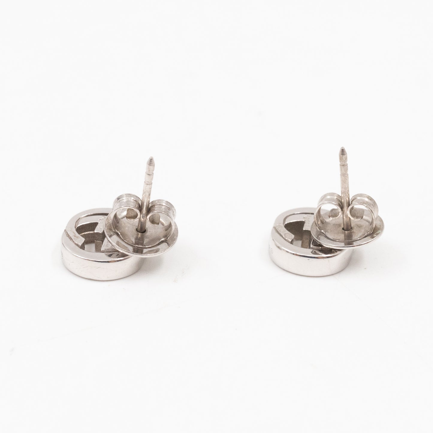 Interlocking G Stud Sterling Earrings 925 Silver